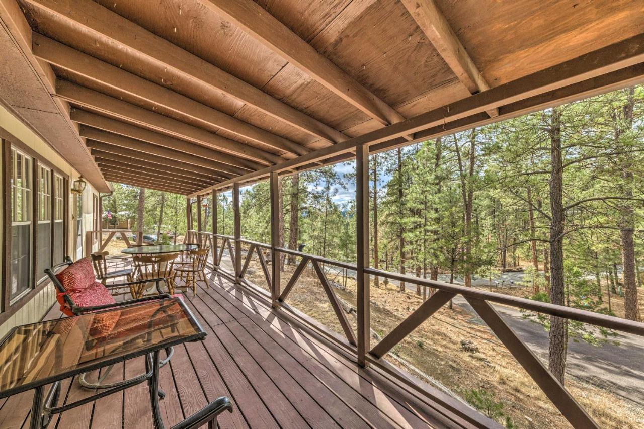 3 Mi To Ruidoso Winter Park Home With Fireplace! Esterno foto
